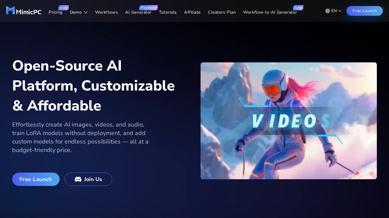 MimicPC screenshot 1