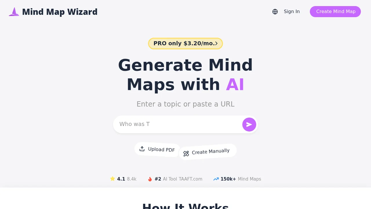 Mind Map Wizard screenshot 1