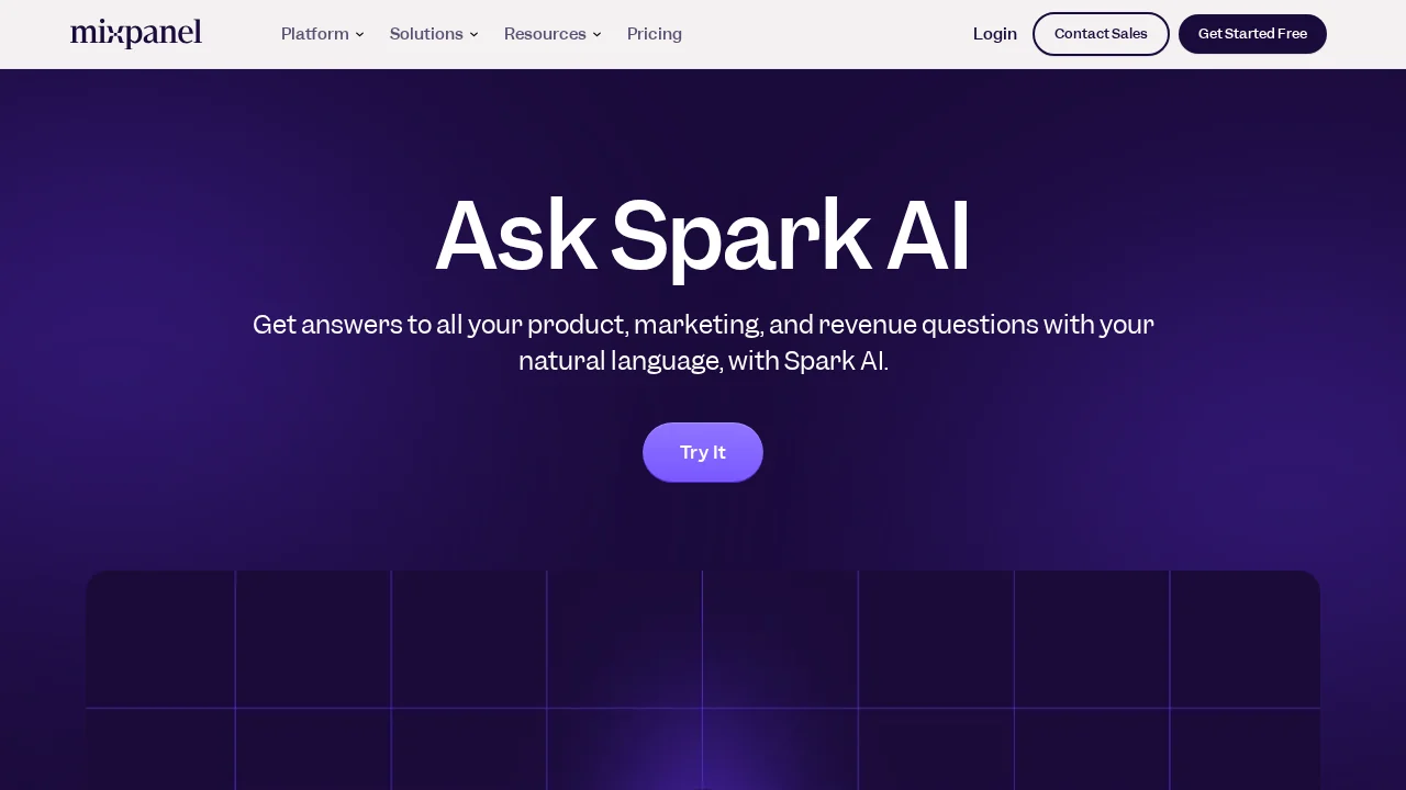 Mixpanel Spark screenshot 1