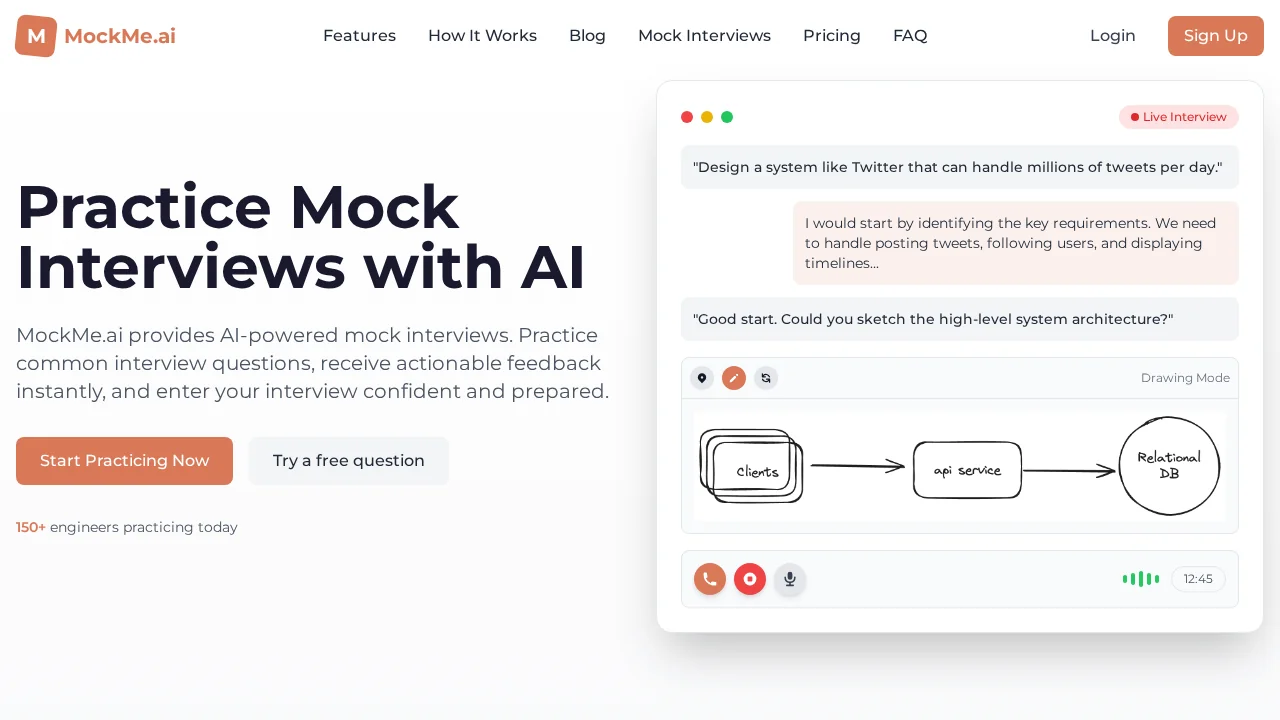 MockMe.ai screenshot 1