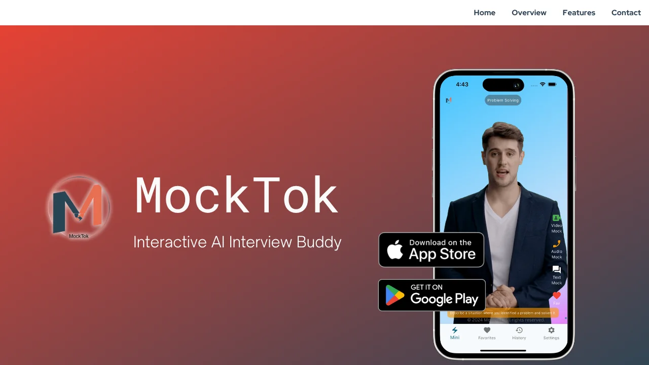 MockTok - AI Interviewer screenshot 1