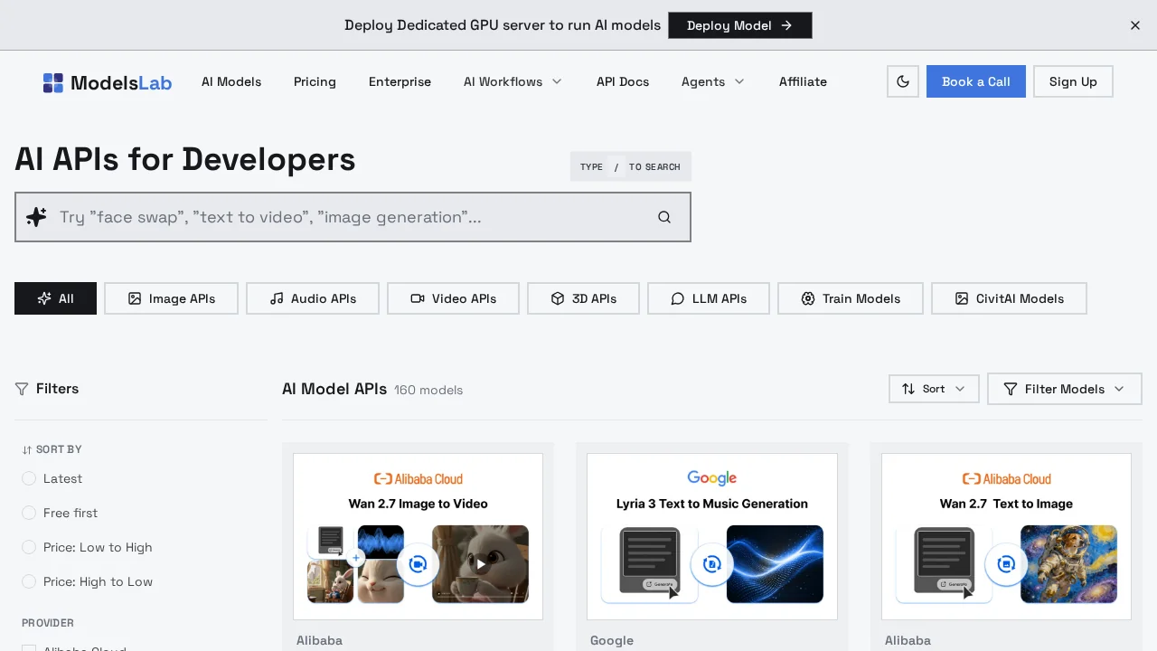ModelsLab screenshot 1