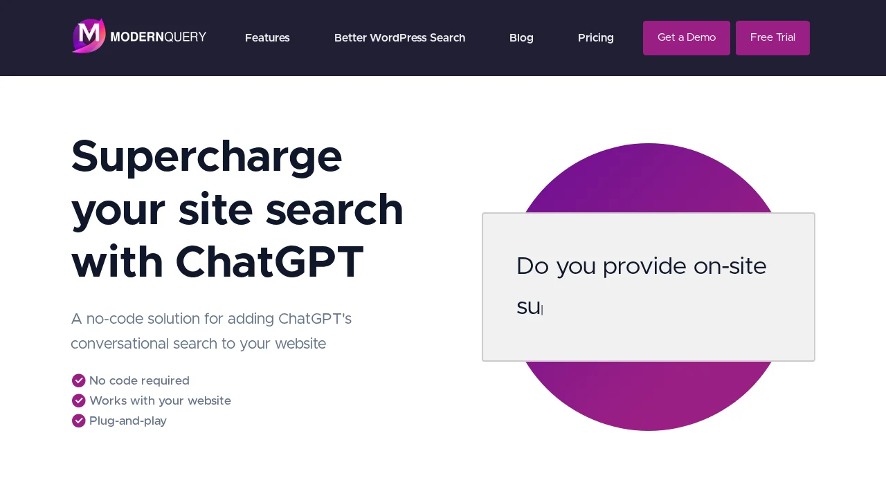 ModernQuery screenshot 1