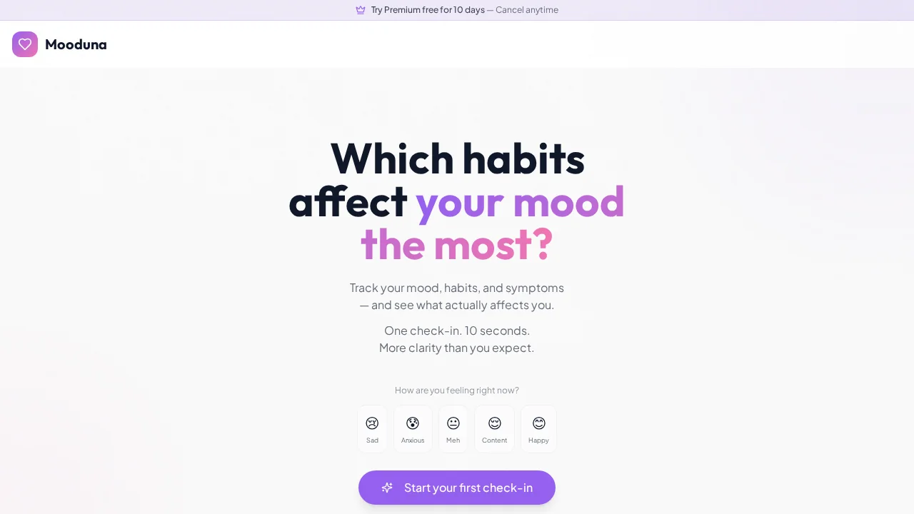 Mooduna screenshot 1