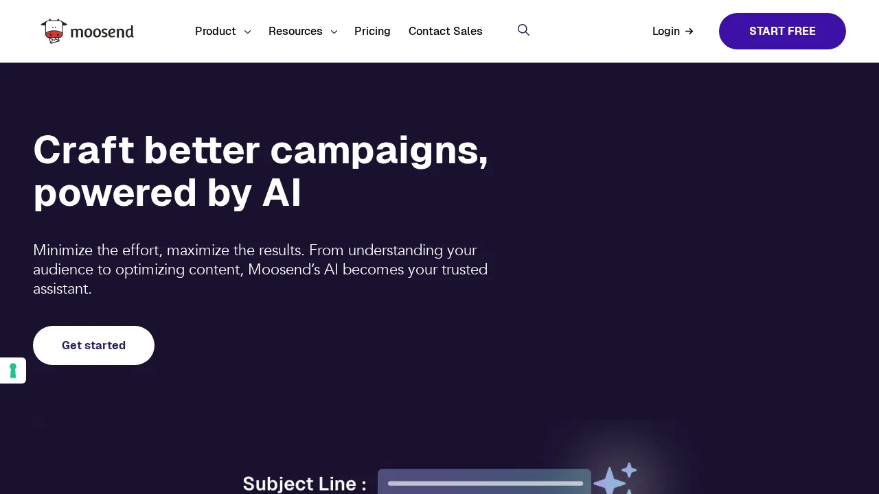 Moosend screenshot 1