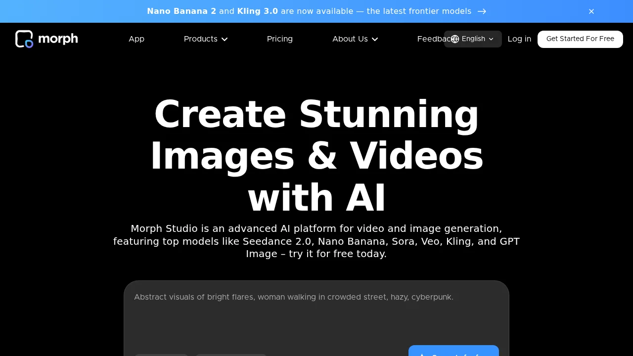 Morph Studio screenshot 1