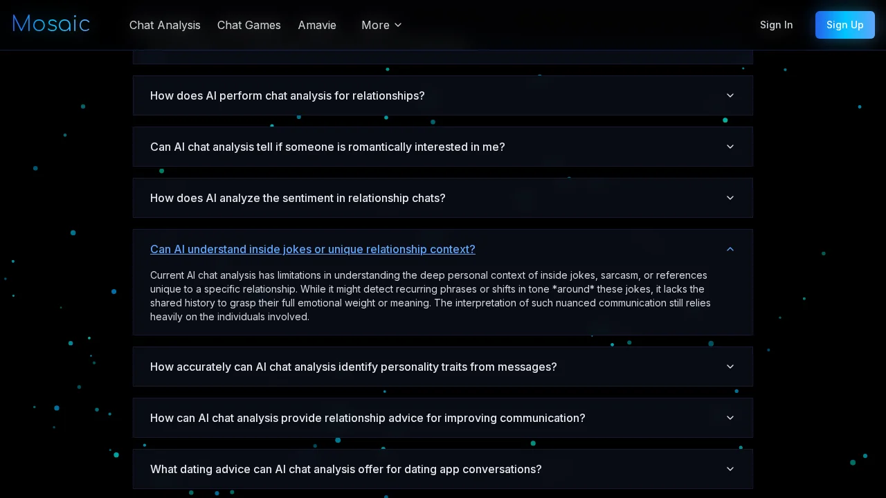 Mosaic AI Chat Analyzer screenshot 1