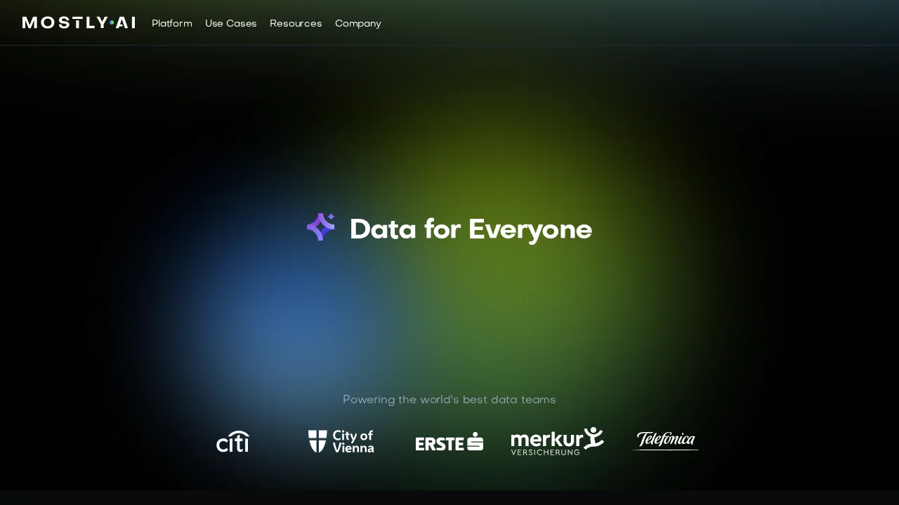 MostlyAI screenshot 1