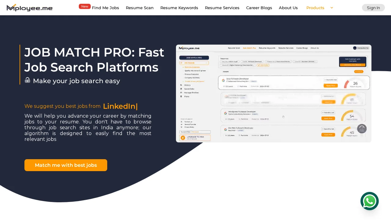 Mployee.me | Job Match Pro screenshot 1
