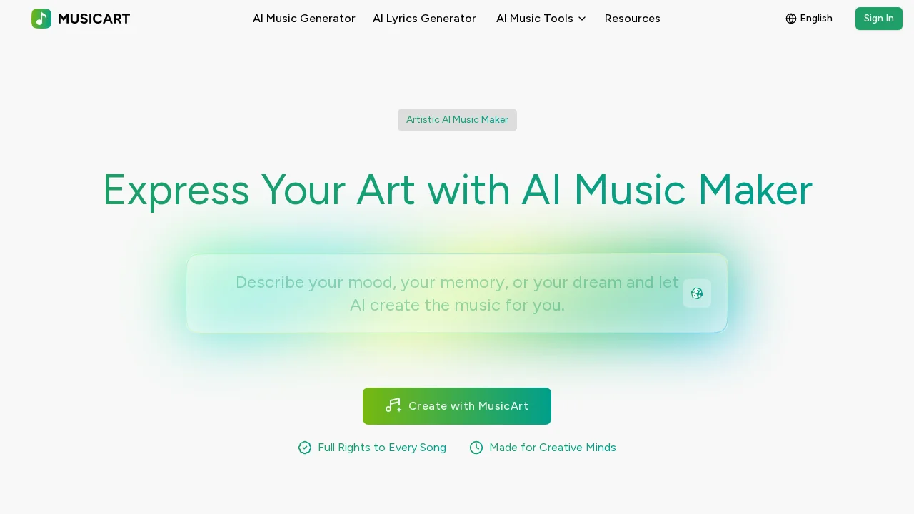 MusicArt AI screenshot 1
