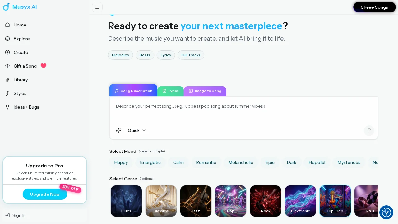 Musyx AI screenshot 1