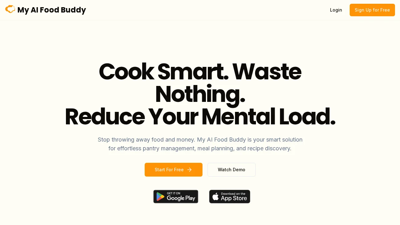 My AI Food Buddy screenshot 1