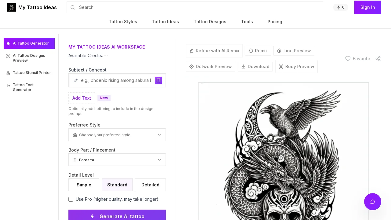 My Tattoo Ideas screenshot 1