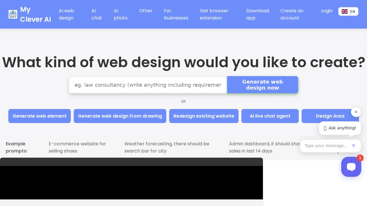 MyClever AI Website Builder screenshot 1