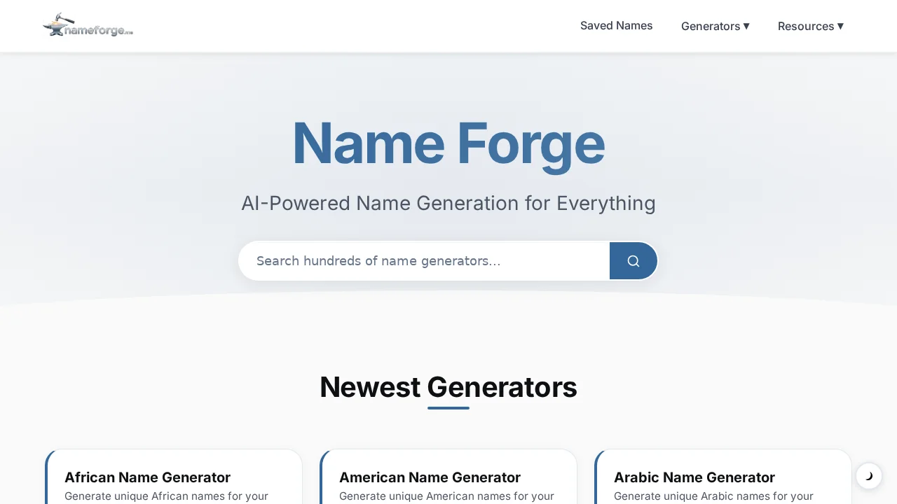 NameForge screenshot 1