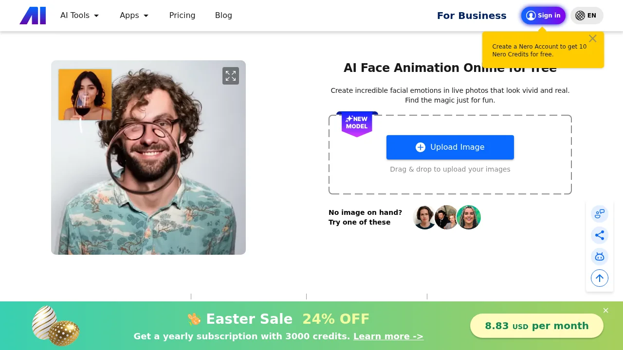Nero Face Animation screenshot 1