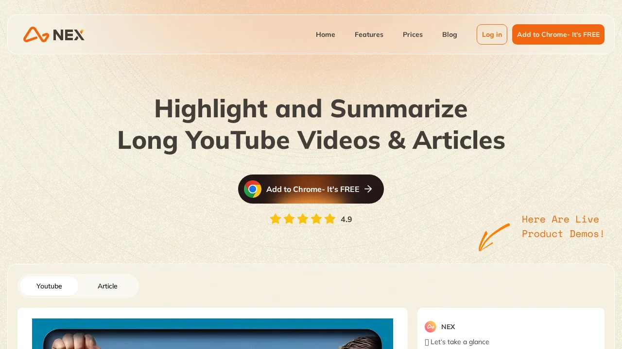 Nex : AI Knowledge Copilot screenshot 1