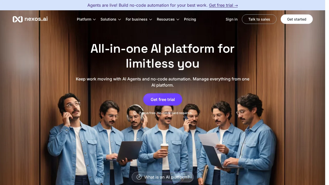 Nexos AI screenshot 1