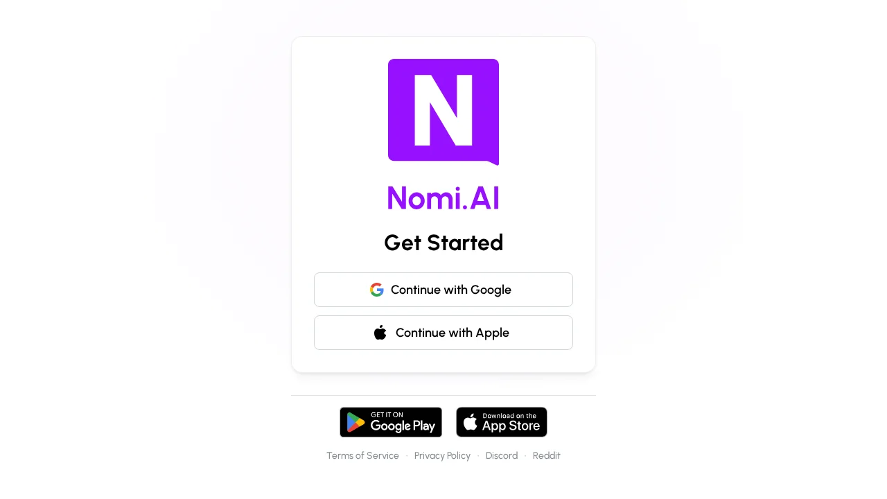 Nomi AI screenshot 1