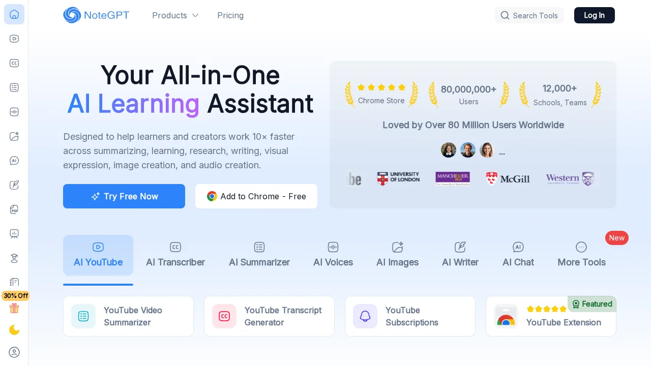 NoteGPT screenshot 1