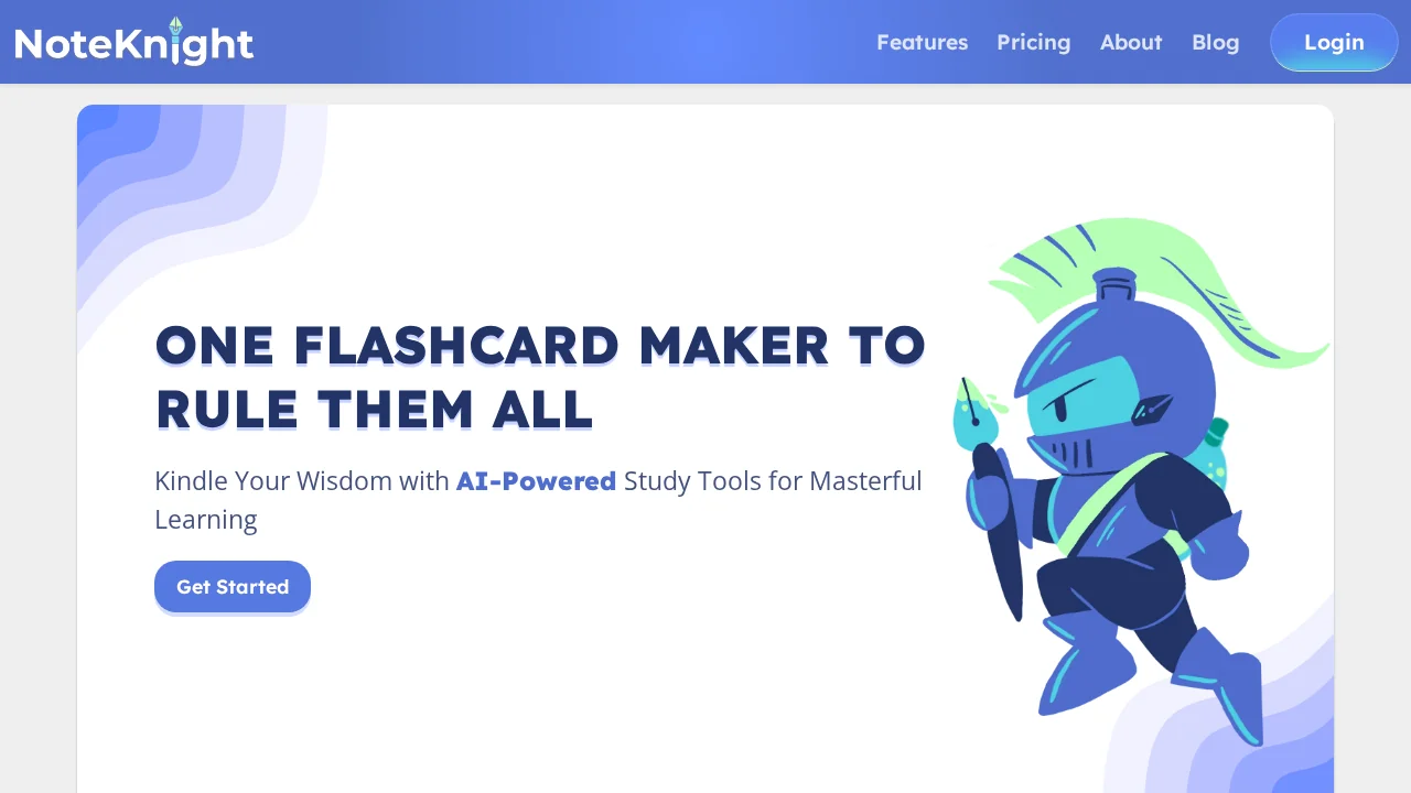 NoteKnight screenshot 1