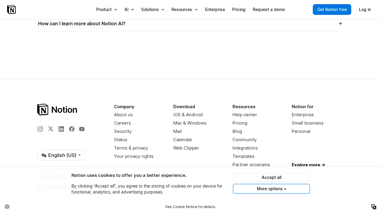 Notion AI screenshot 1