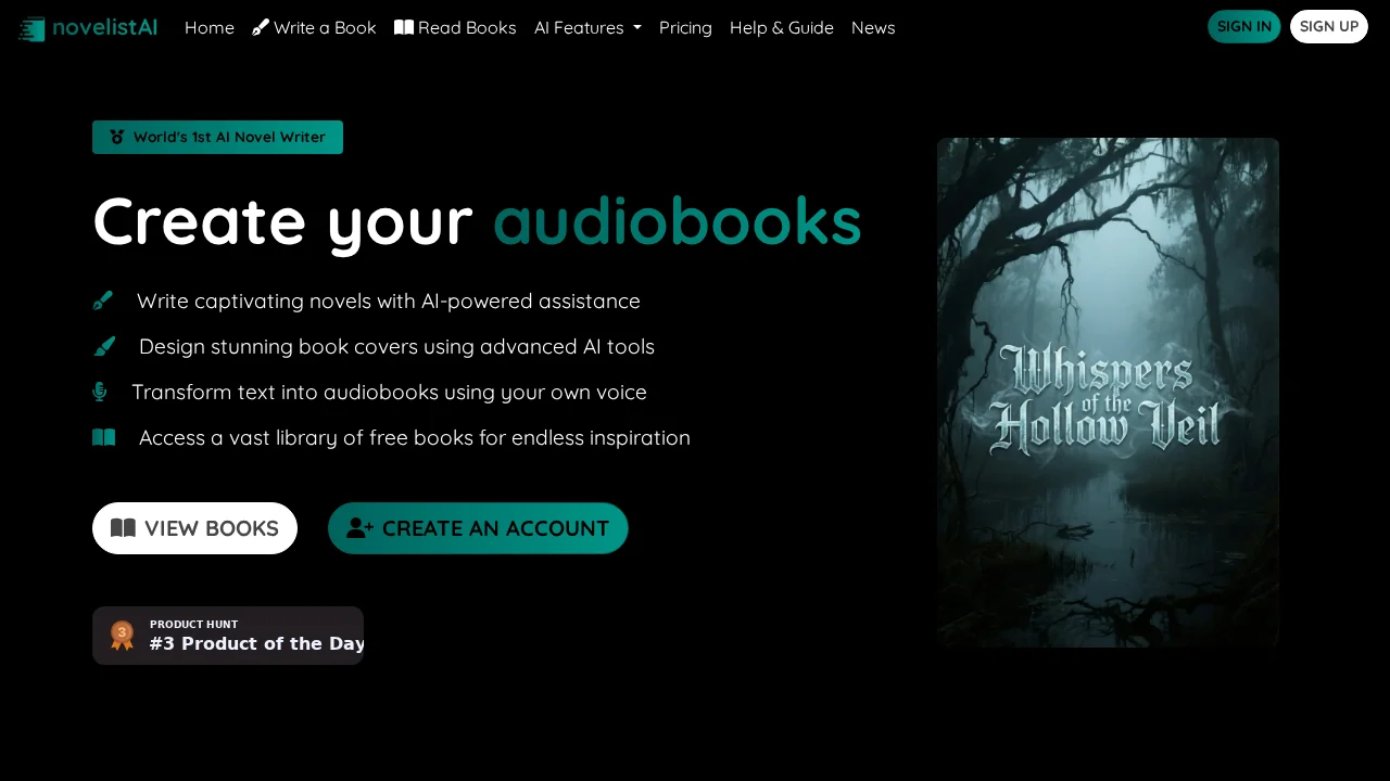 novelistAI screenshot 1