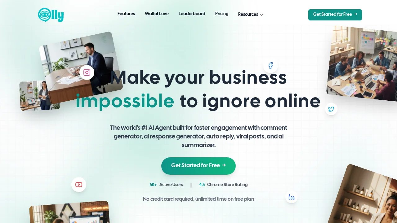 Olly Social screenshot 1