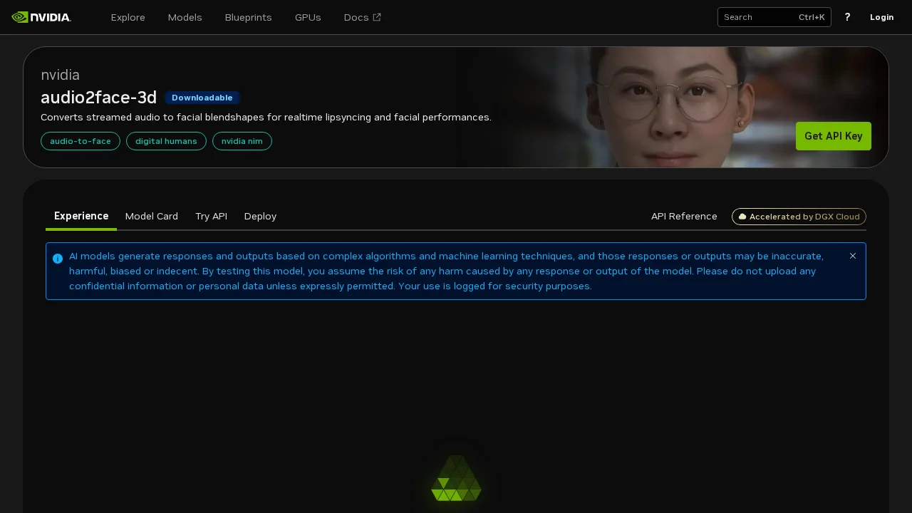 Omniverse Audio2Face screenshot 1