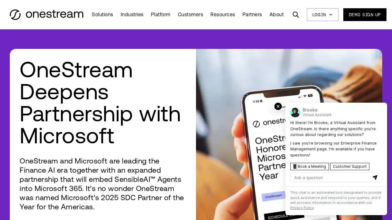 OneStream screenshot 1