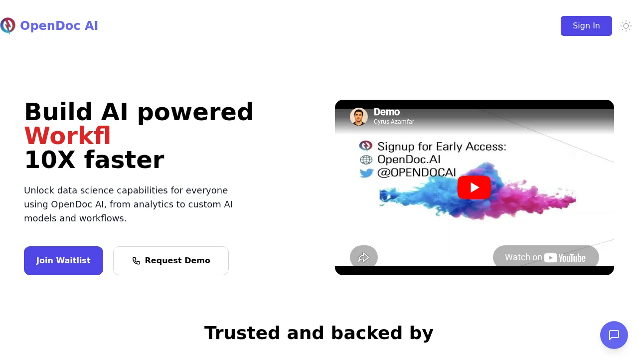 Opendoc screenshot 1