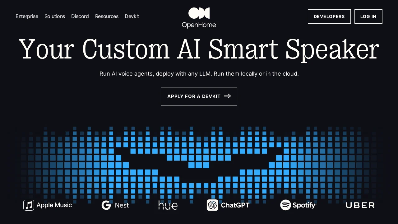 OpenHome screenshot 1