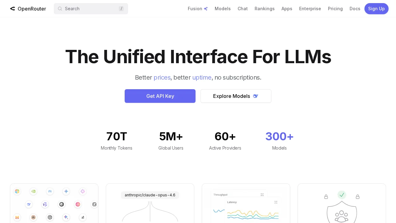 OpenRouter screenshot 1