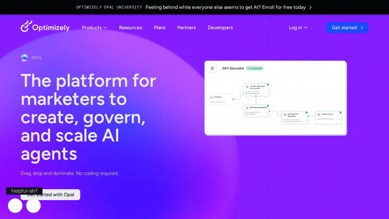 Optimizely Opal AI screenshot 1