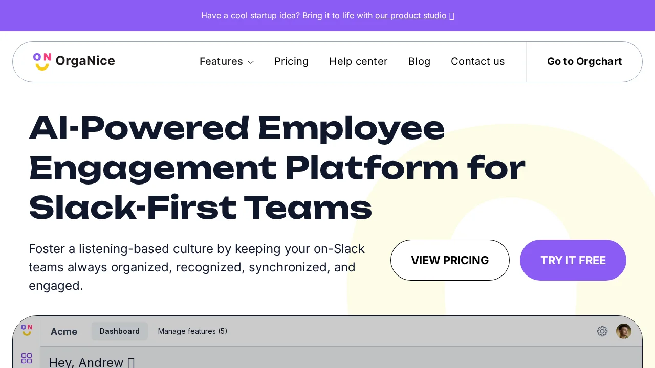 OrgaNice screenshot 1