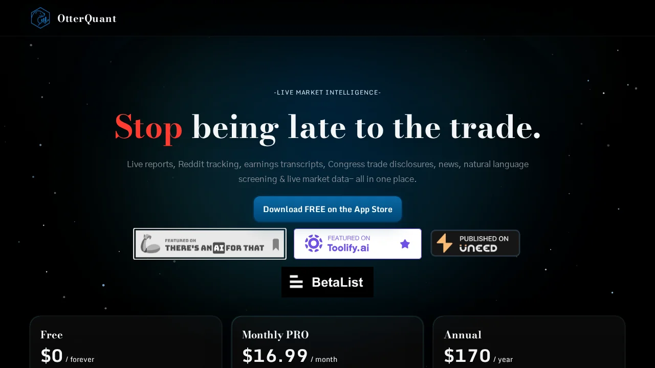 OtterQuant screenshot 1