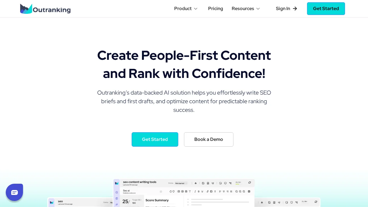 Outranking screenshot 1