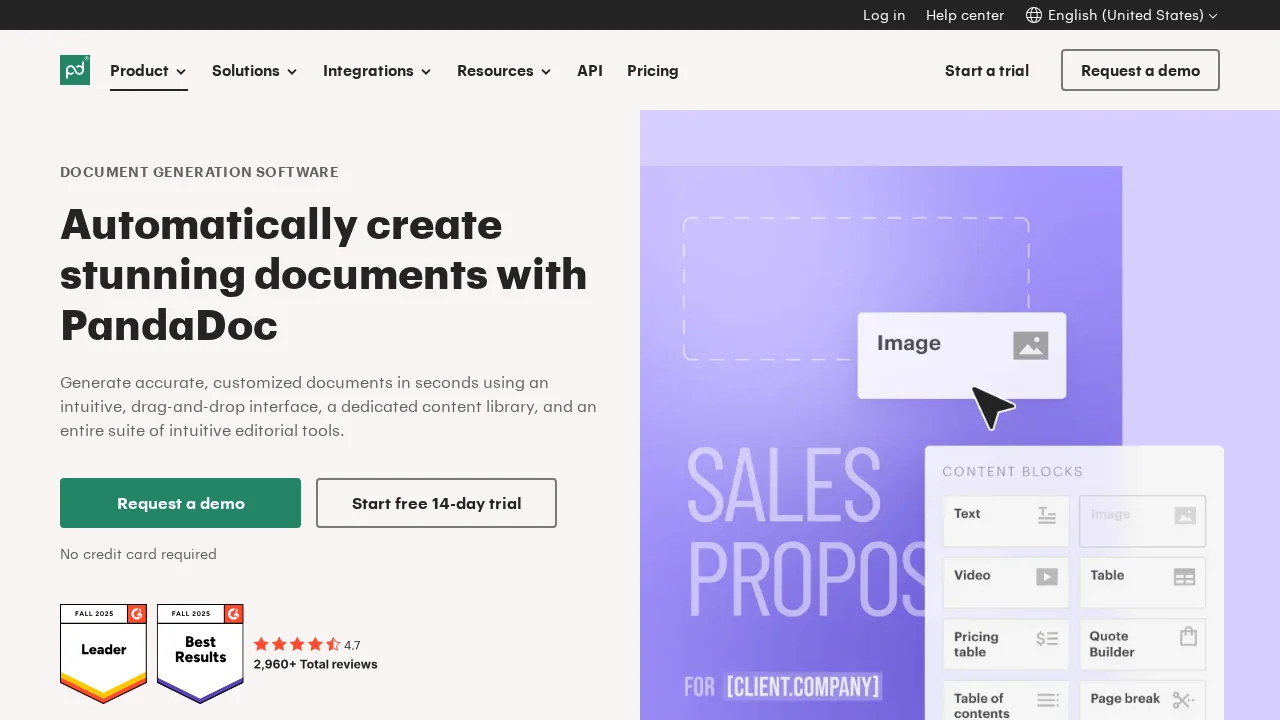 PandaDoc Document Generator screenshot 1