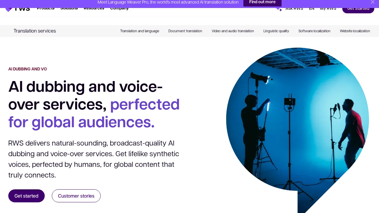 Papercup (RWS AI Dubbing) screenshot 1