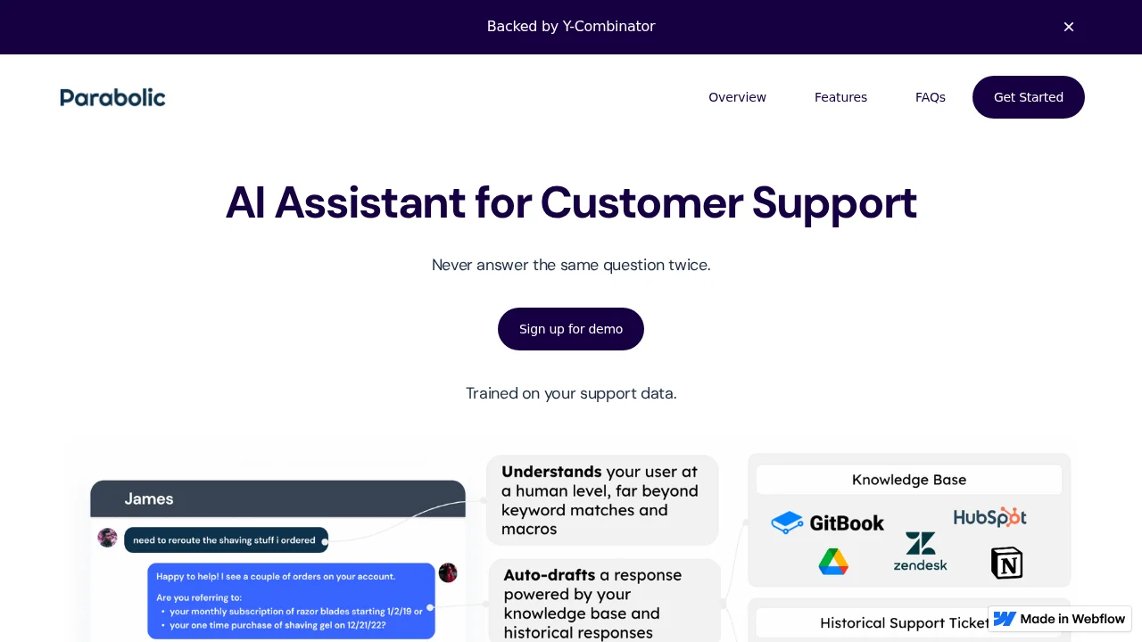 Parabolic screenshot 1