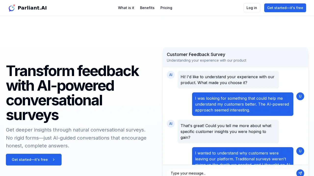 Parliant.AI screenshot 1