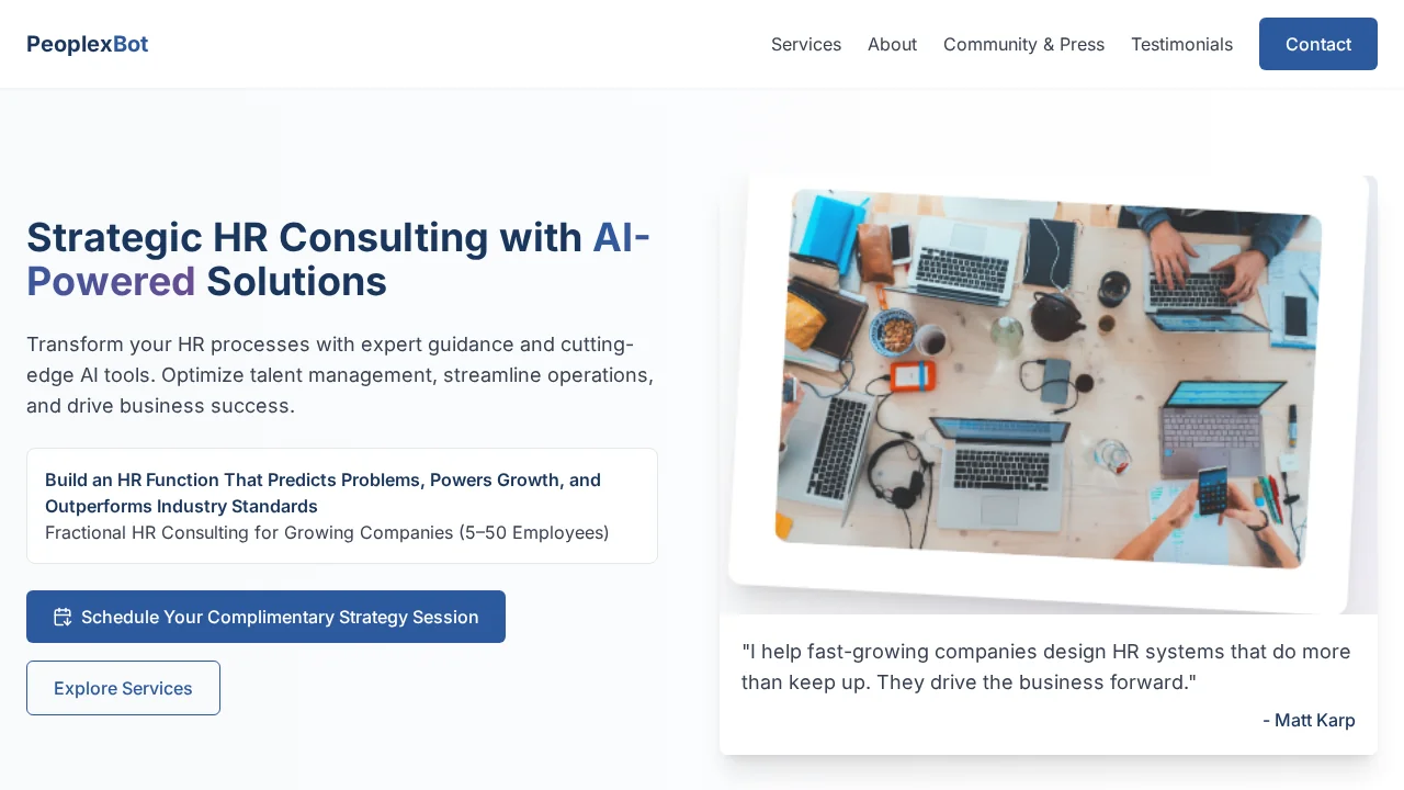 Peoplexbot screenshot 1