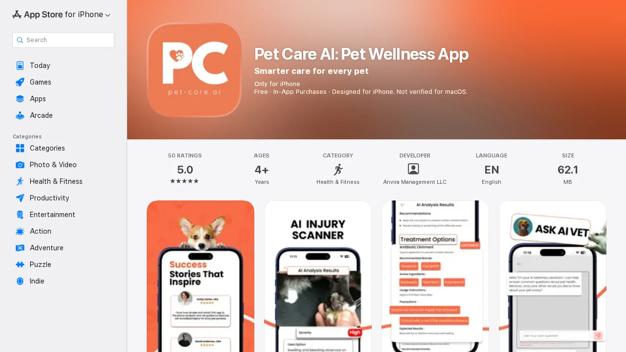 Pet Care AI screenshot 1