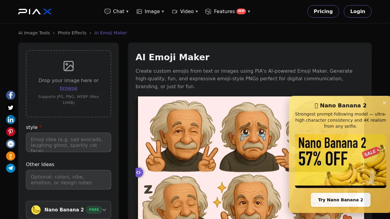 Piax Emoji Maker screenshot 1