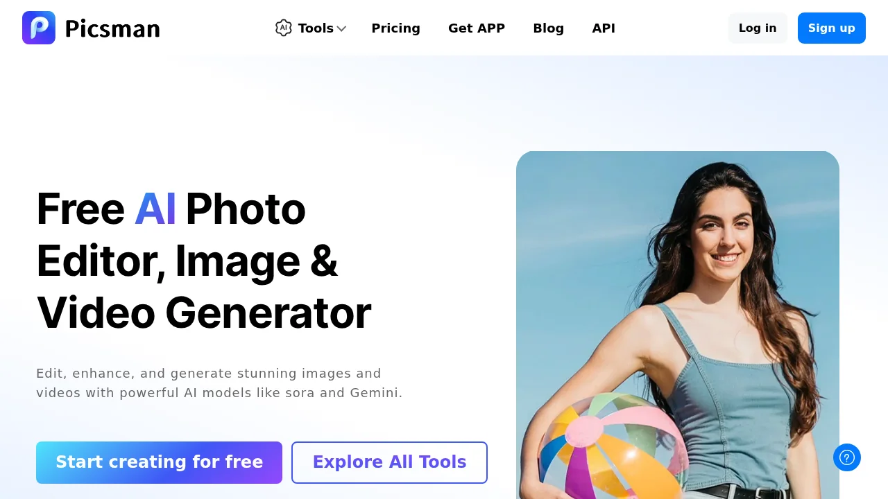 Picsman - AI Photo Editor screenshot 1