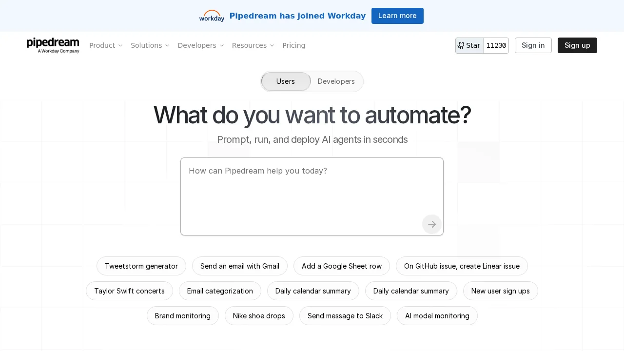 Pipedream screenshot 1