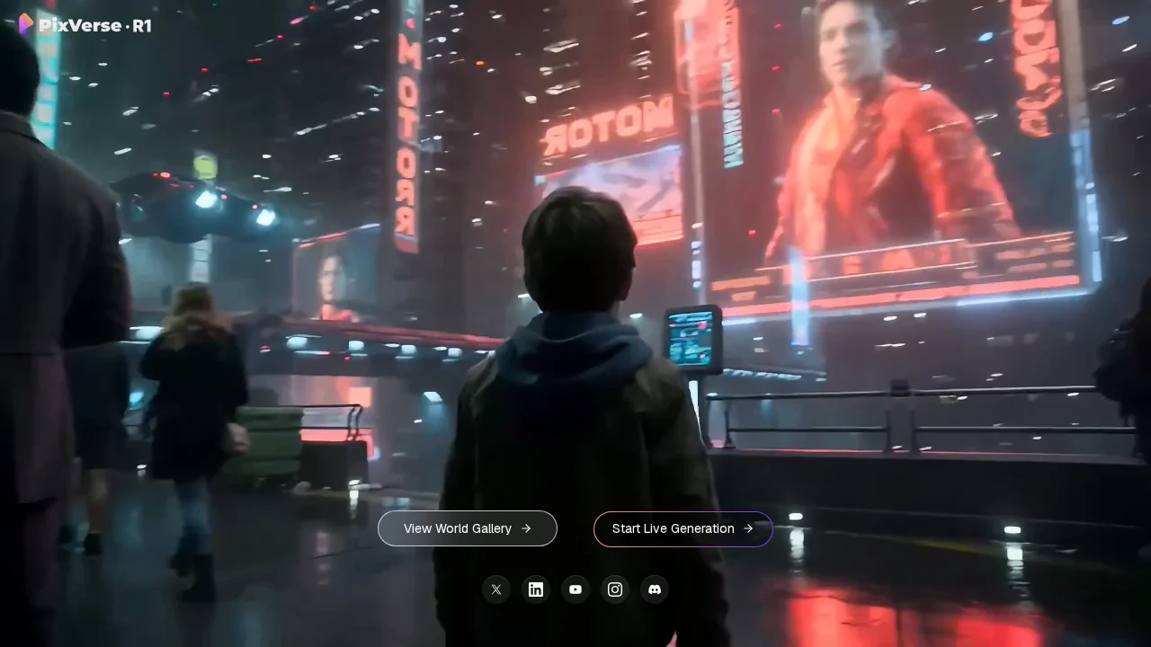 PixVerse R1 screenshot 1