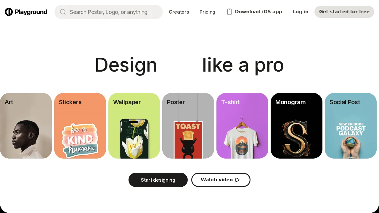 Playground screenshot 1