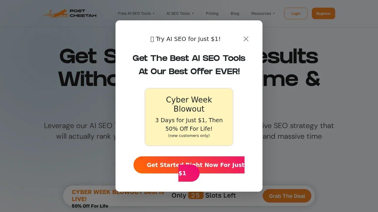 Post Cheetah screenshot 1