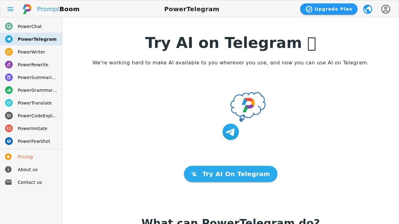 PowerTelegram screenshot 1